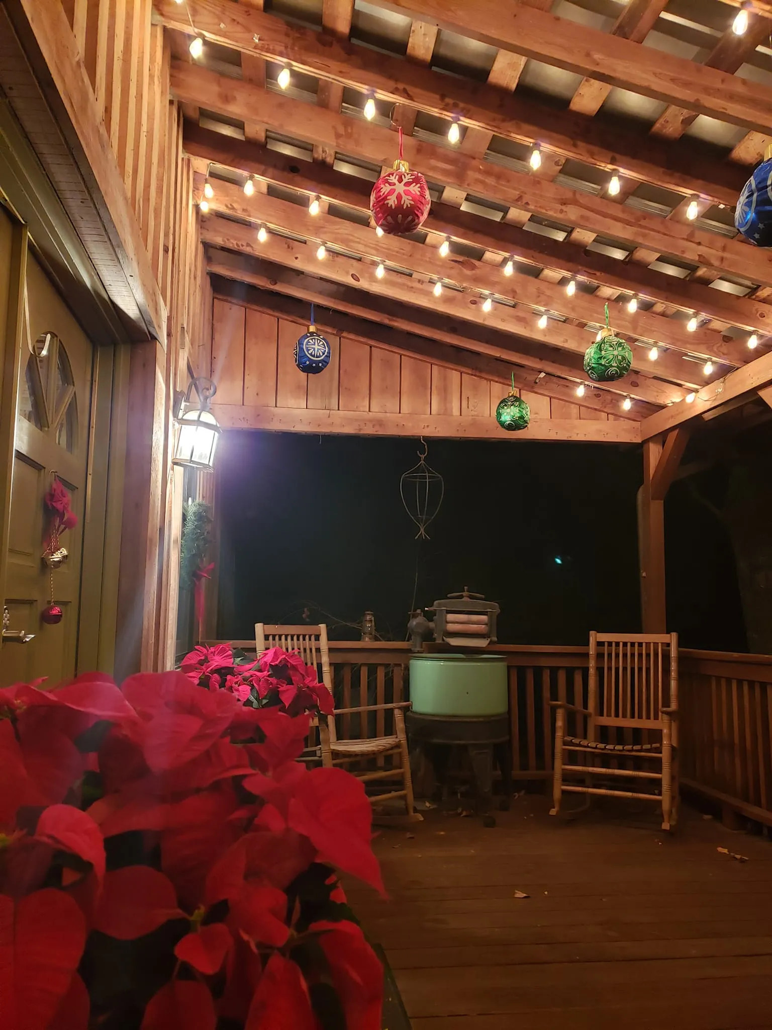 Ornaments overhead
