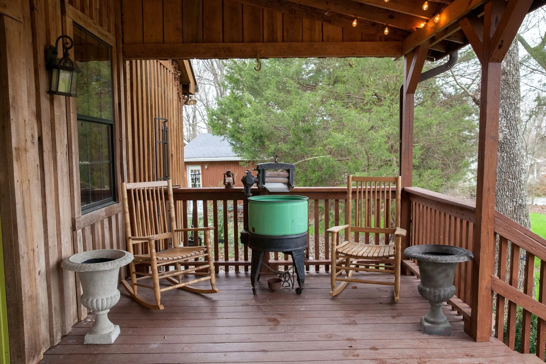 Rocking chairs on the porch